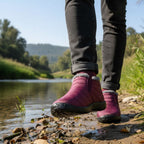 Comodidad para el pie: botas de invierno ergonómicas y antideslizantes.