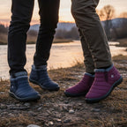 Comodidad para el pie: botas de invierno ergonómicas y antideslizantes.