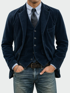 Tommy™ | Conjunto de 2 piezas: blazer y chaleco