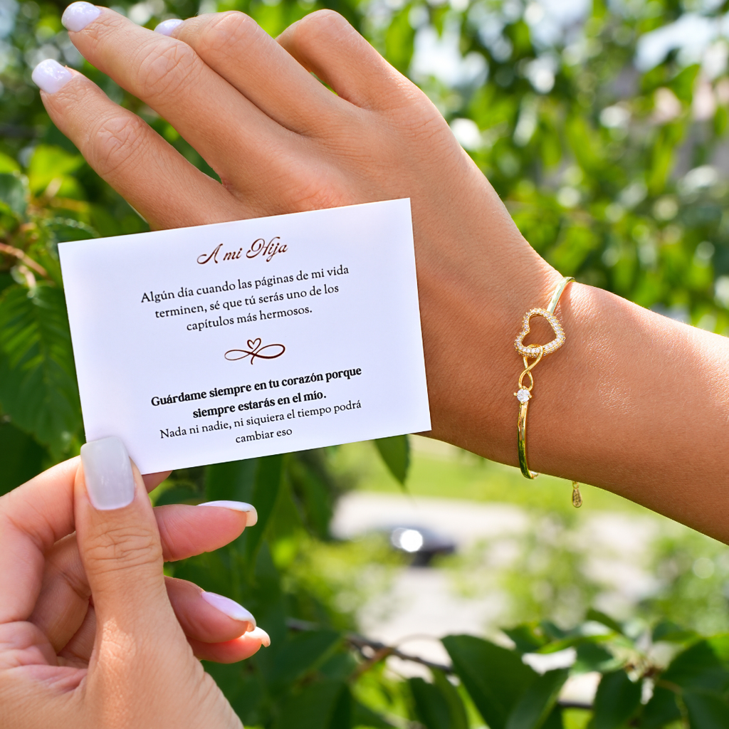 Pulsera Corazón Infinity