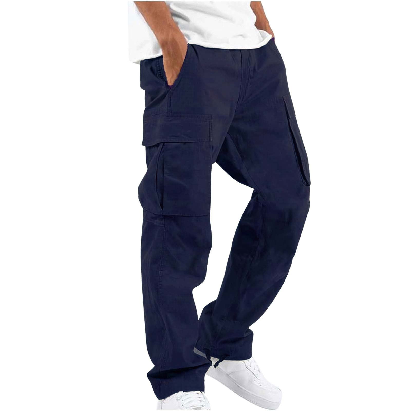 Pantalones cargo de corte ancho para hombre