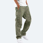 Pantalones cargo de corte ancho para hombre