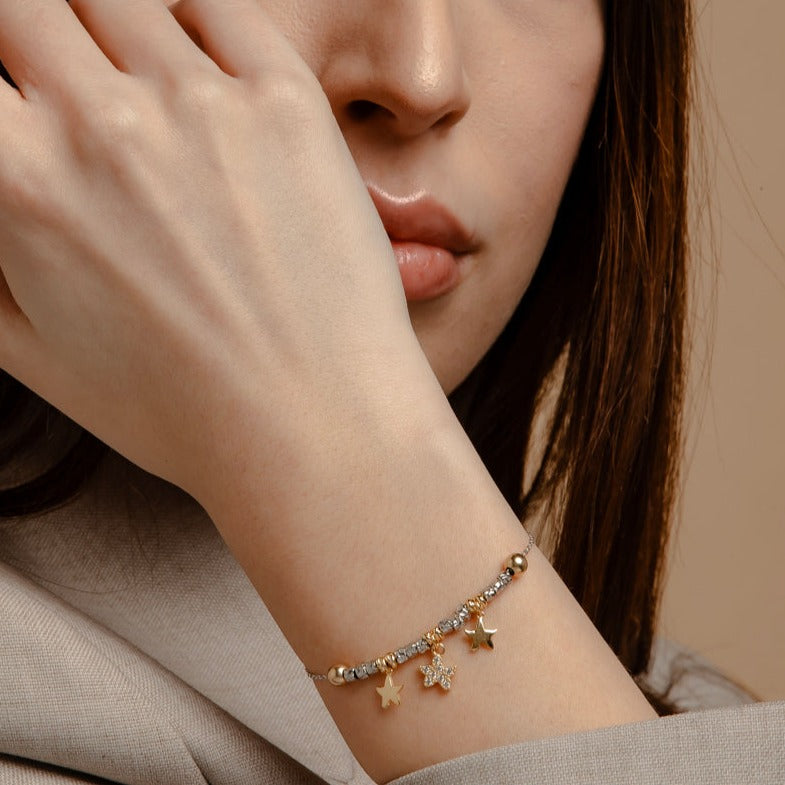 Pulsera Pepite con colgantes brillantes