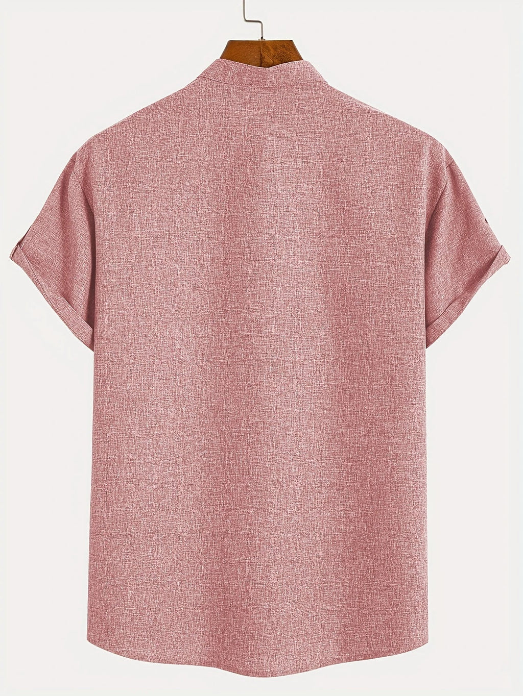 Alejandro™ | Camisa elegante de manga corta con cuello alto