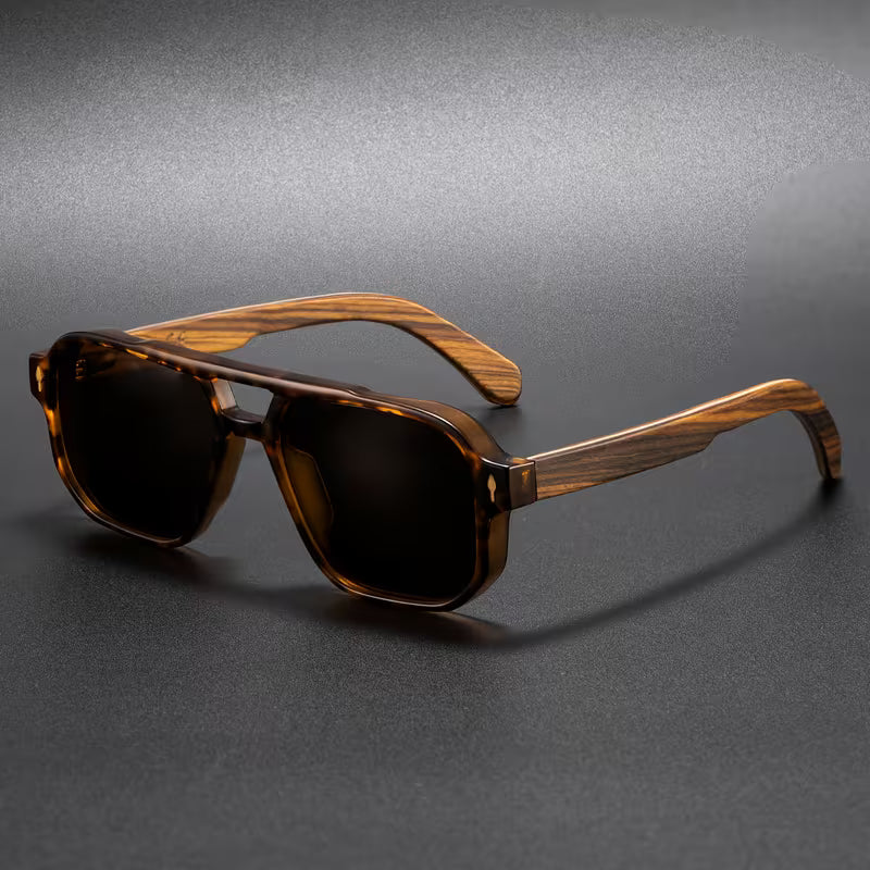 Víctor — Gafas de sol de acetato y madera