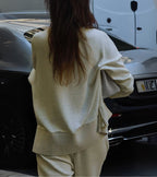 Saskia: elegante conjunto de dos piezas con cuello alto