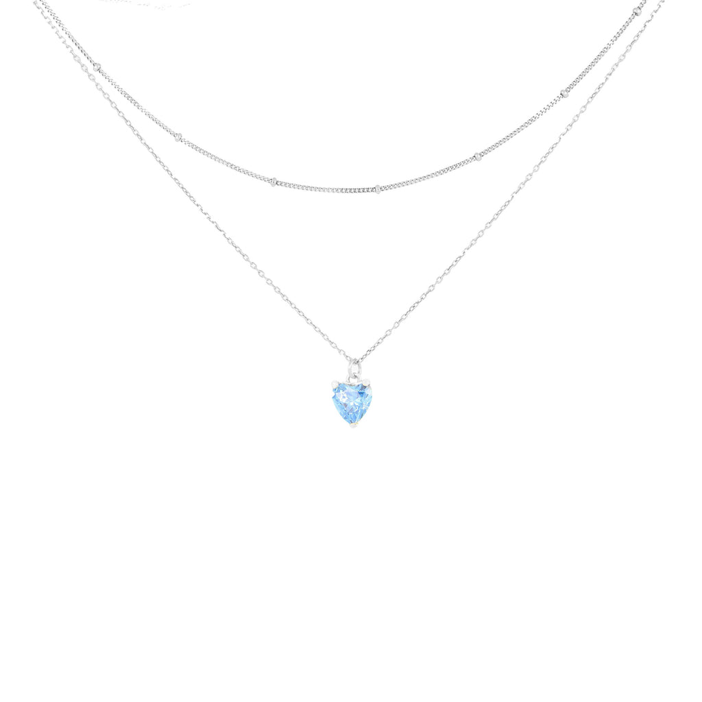 Collar doble con colgante Swarovski