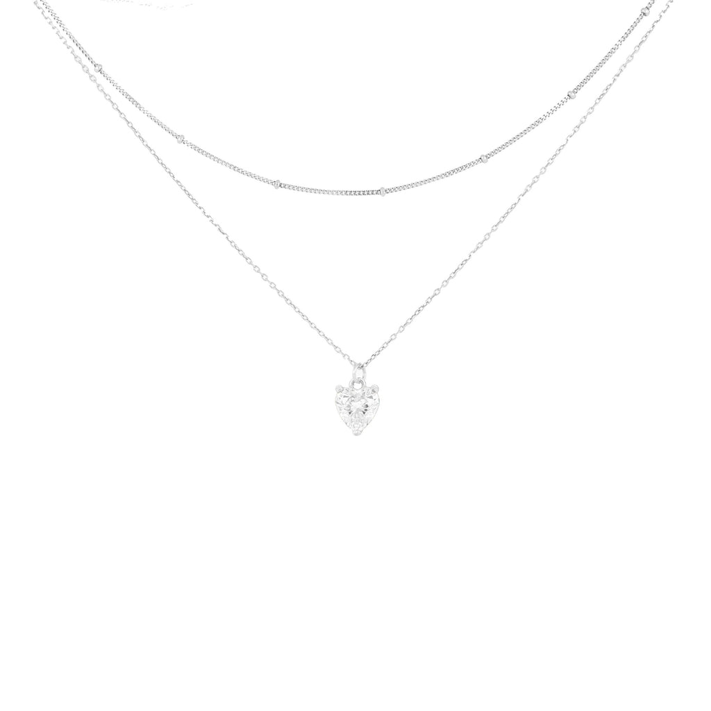 Collar doble con colgante Swarovski