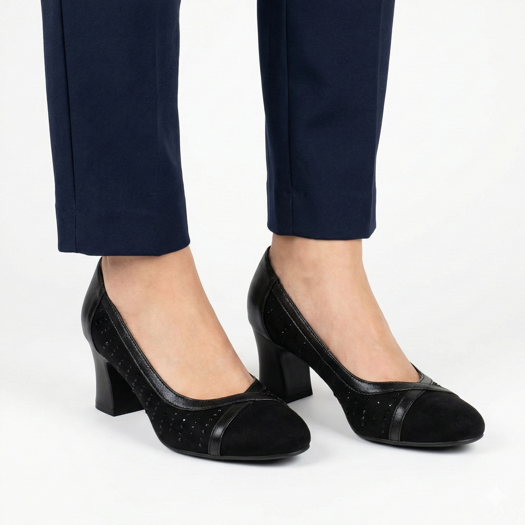 Carla - Mocasín cómodo de mujer con tacón