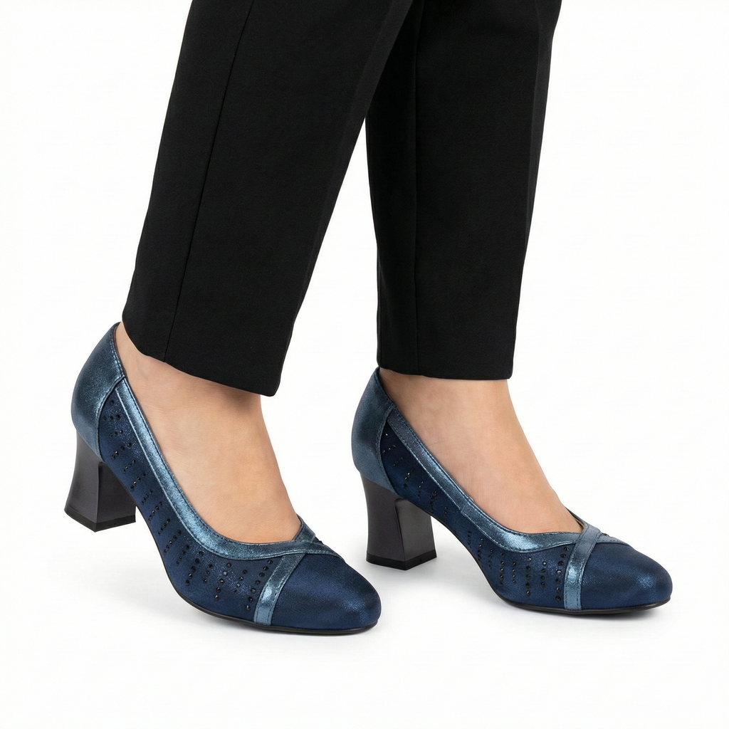 Carla - Mocasín cómodo de mujer con tacón