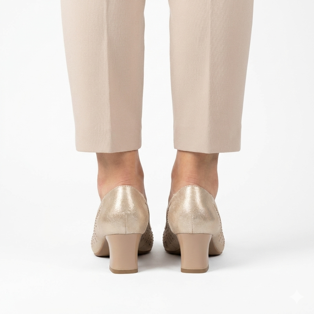 Carla - Mocasín cómodo de mujer con tacón