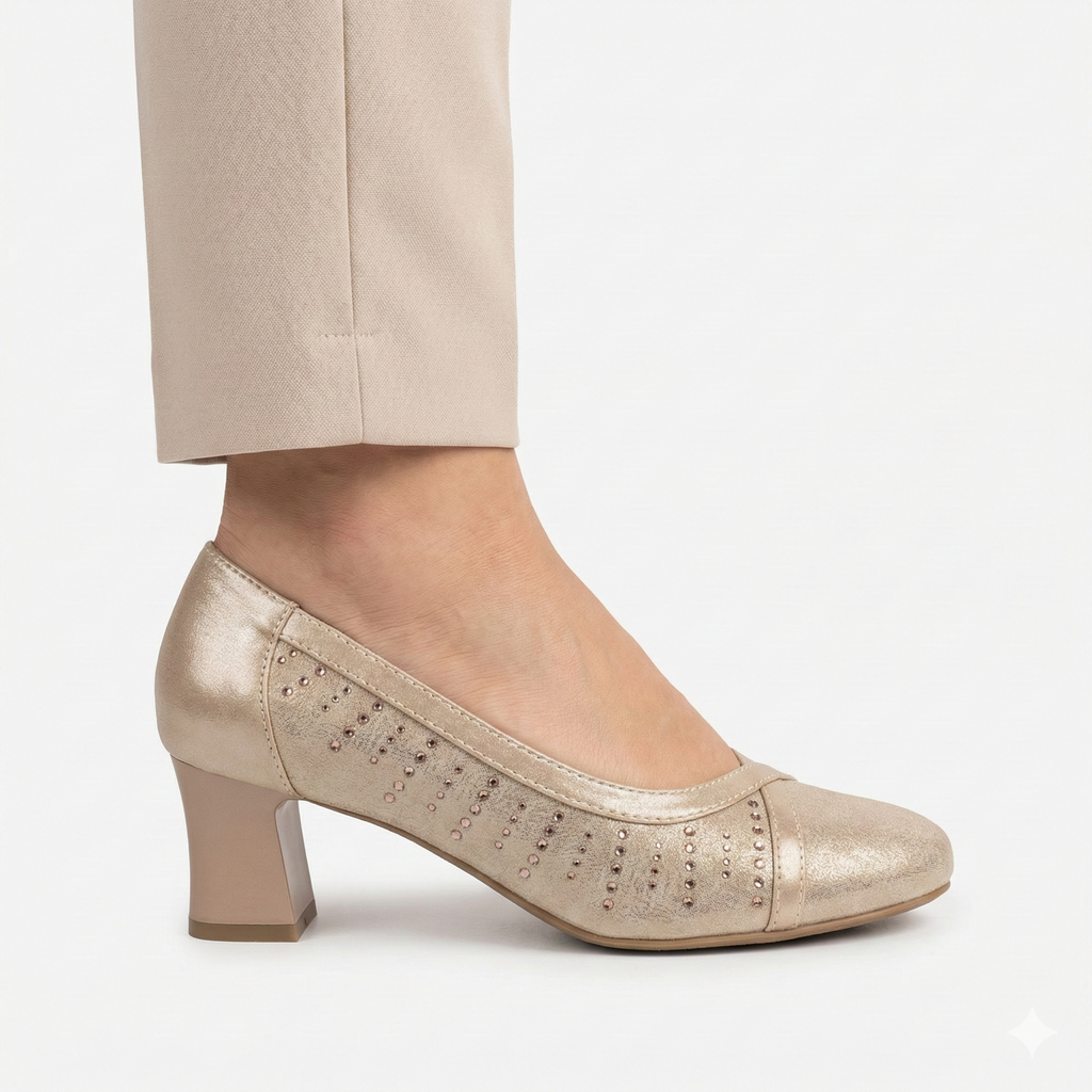 Carla - Mocasín cómodo de mujer con tacón