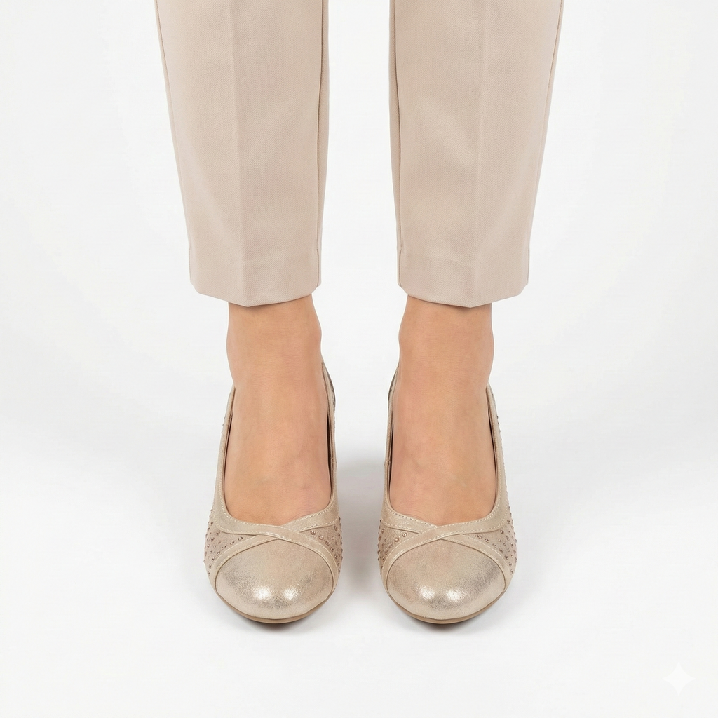 Carla - Mocasín cómodo de mujer con tacón
