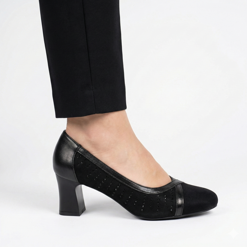 Carla - Mocasín cómodo de mujer con tacón