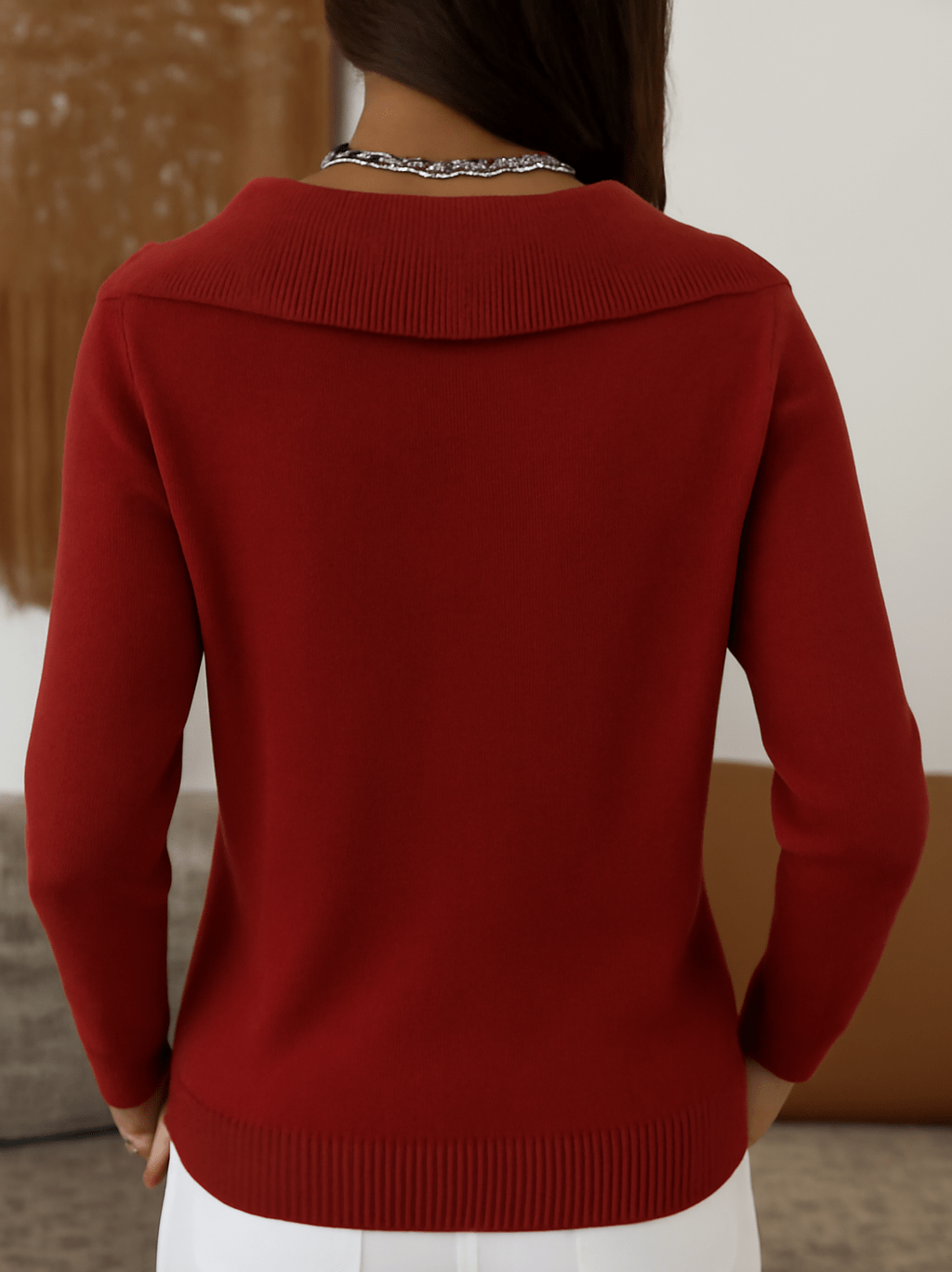 Lucia | Jersey cálido con cuello flexible
