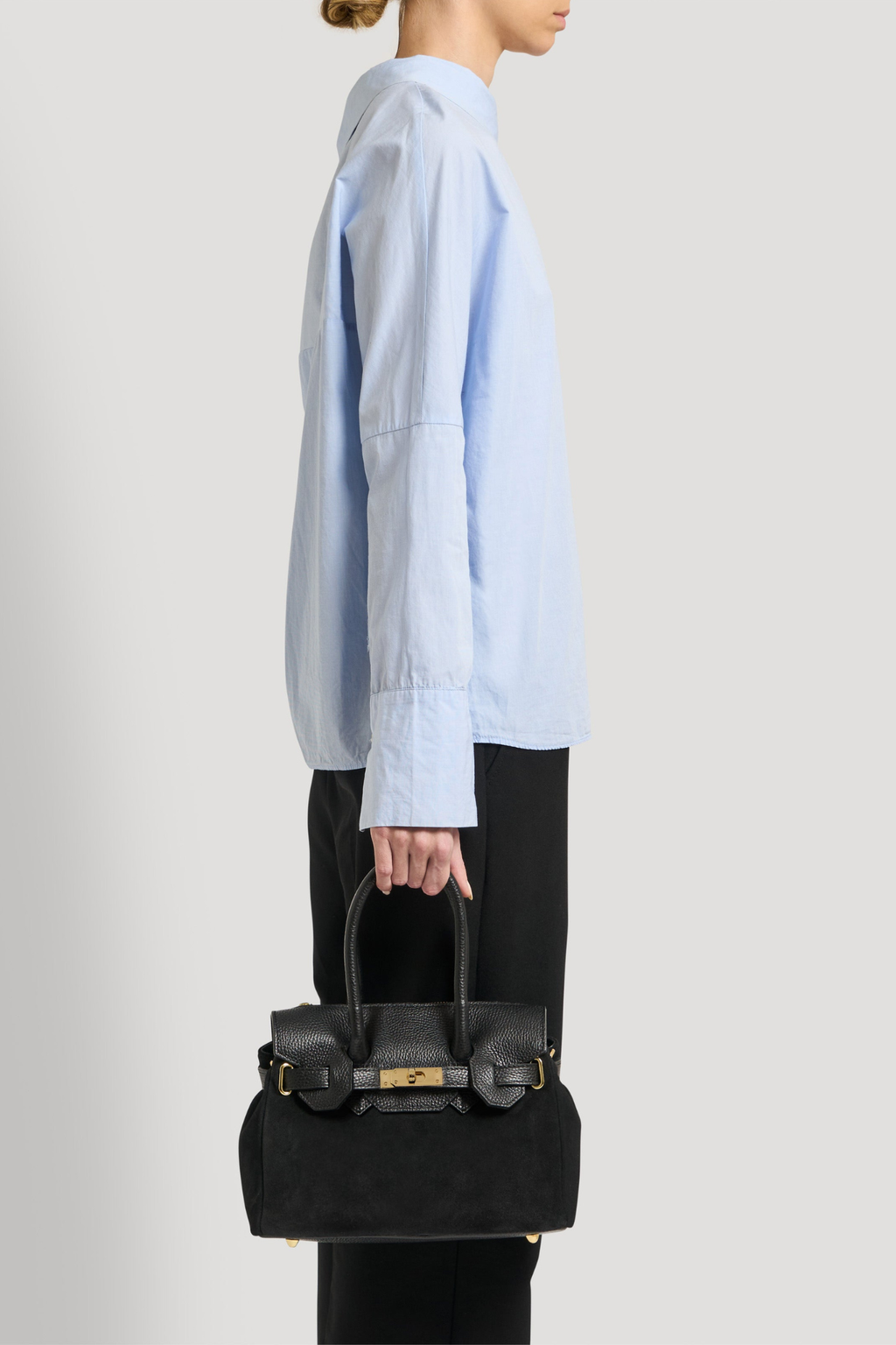 BOLSO MICRO EN ANTE Y PIEL