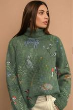 SUÉTER DE CUELLO ALTO CALIDO Y ELEGANTE