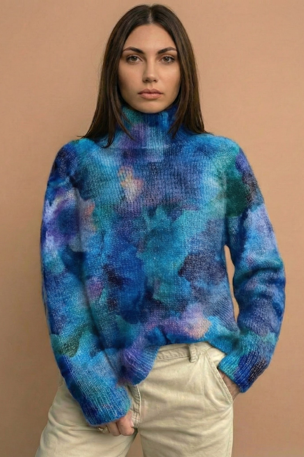 SUÉTER DE CUELLO ALTO CALIDO Y ELEGANTE