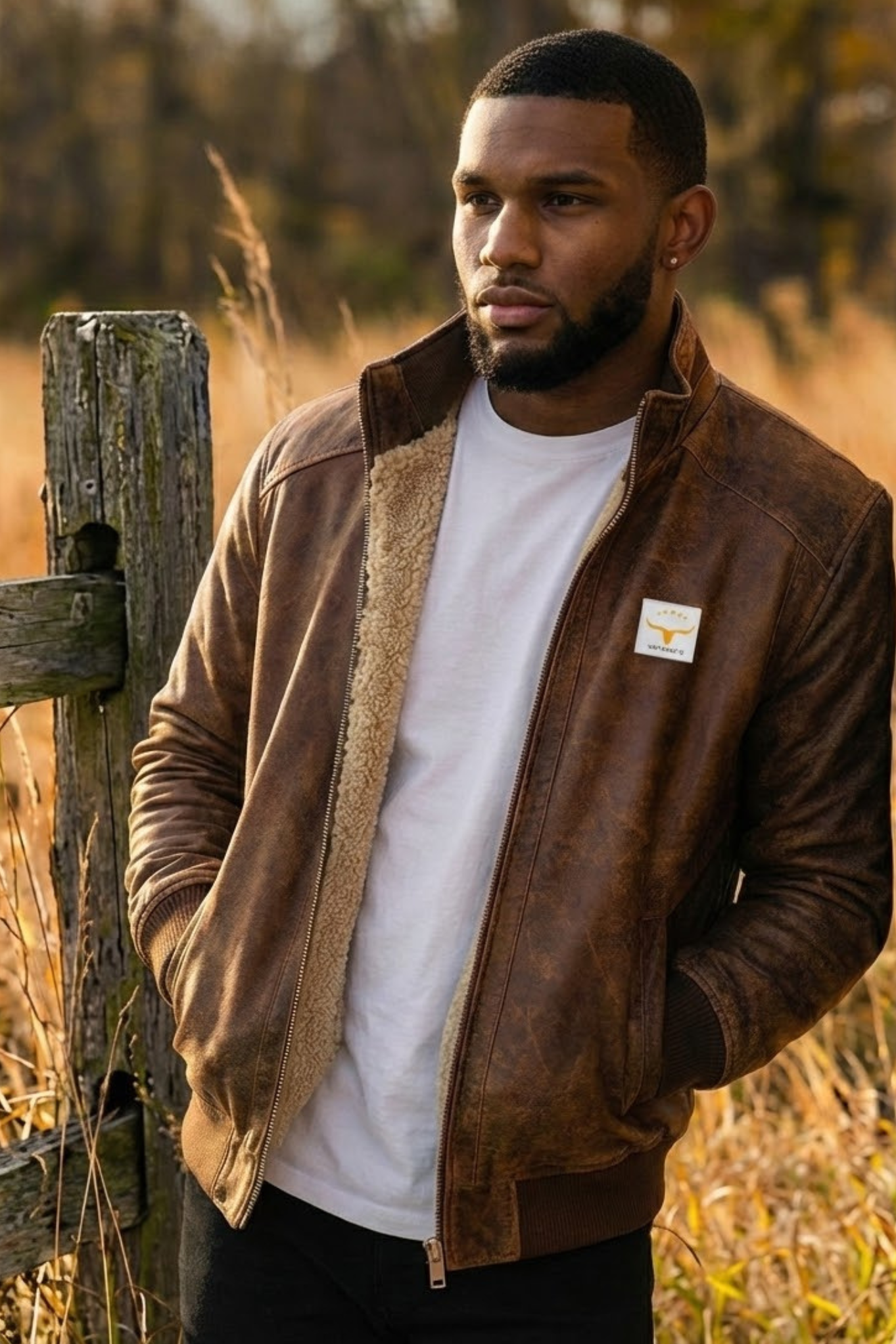 CHAQUETA DE CUERO TÉRMICO