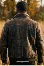 CHAQUETA DE CUERO TÉRMICO