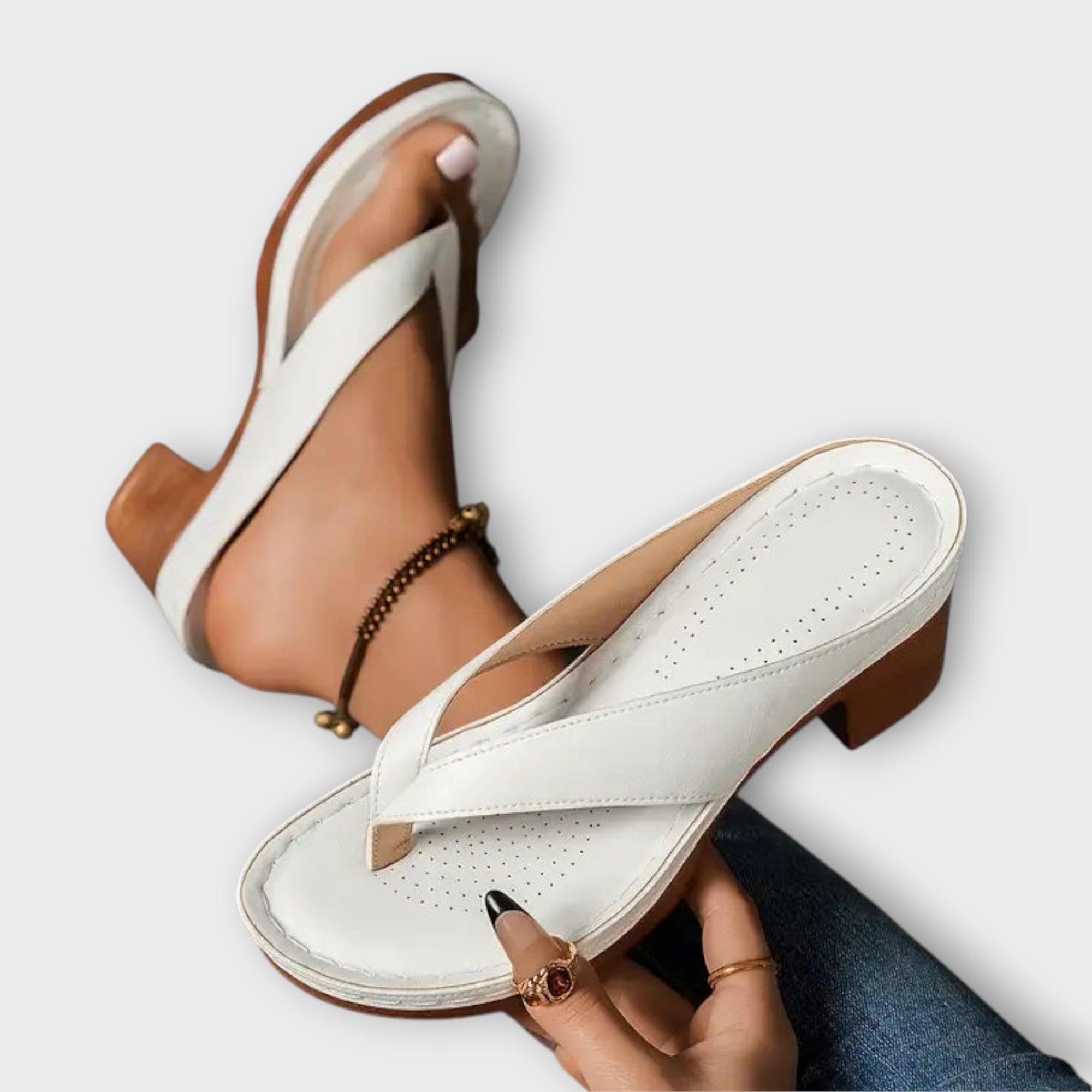 Emily - Zapatillas ortopédicas con tacón