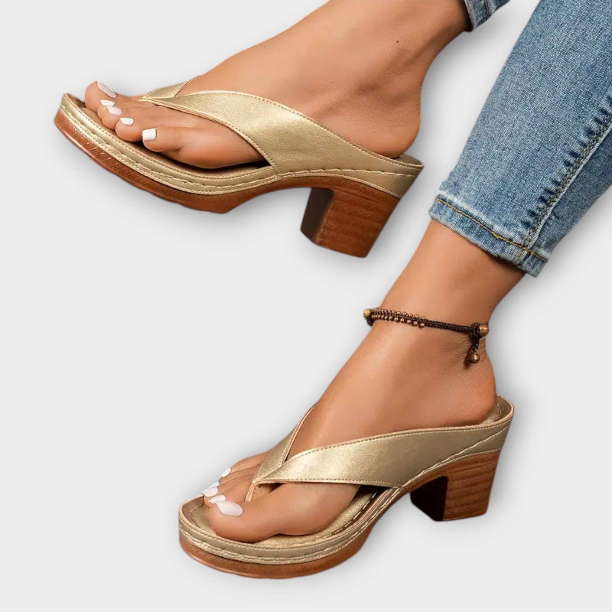 Emily - Zapatillas ortopédicas con tacón