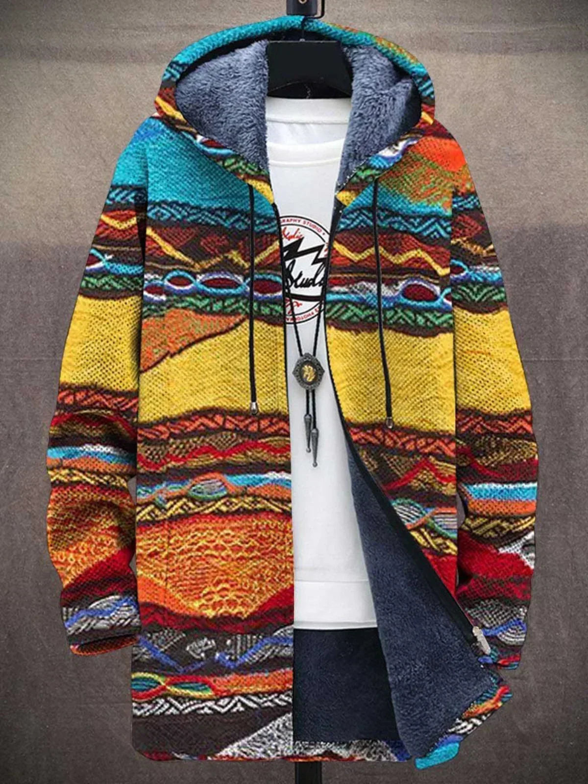 David™ | Chaqueta con capucha de estilo artístico