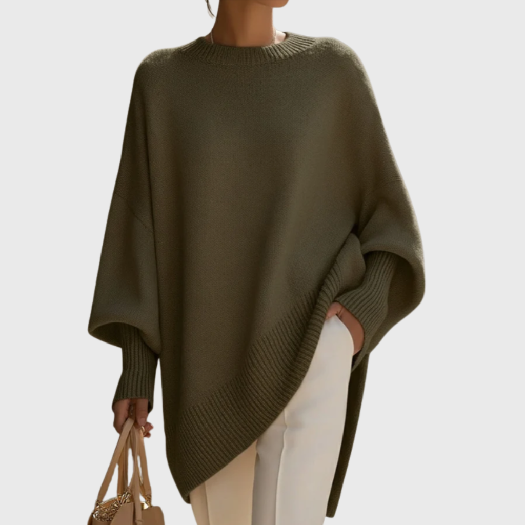 Olivia | Jersey poncho oversize