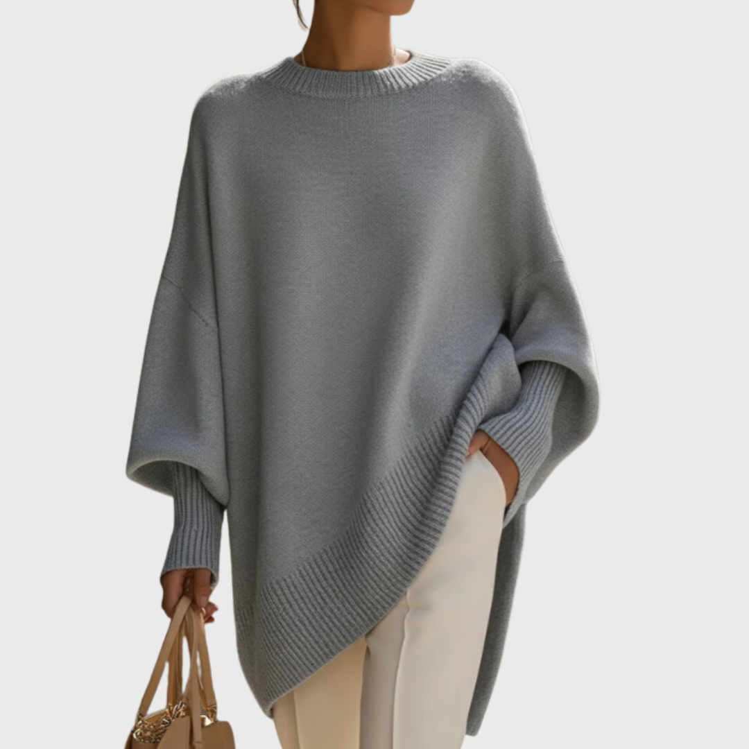 Olivia | Jersey poncho oversize