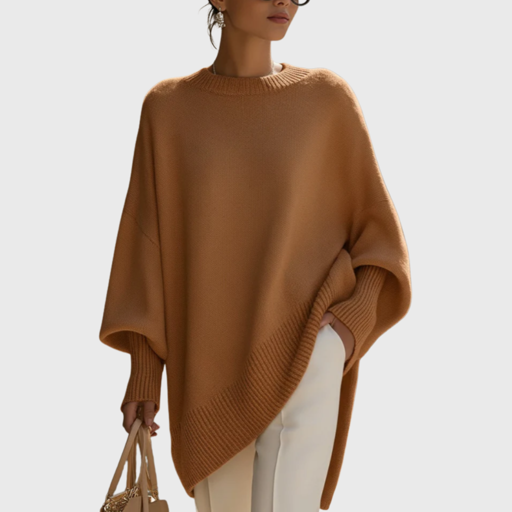 Olivia | Jersey poncho oversize