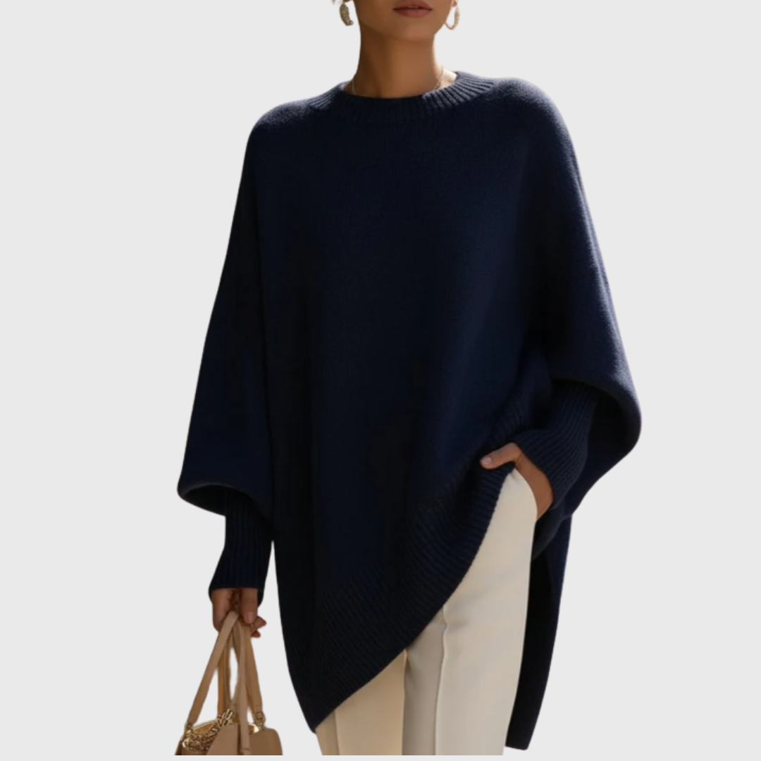 Olivia | Jersey poncho oversize