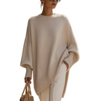 Olivia | Jersey poncho oversize
