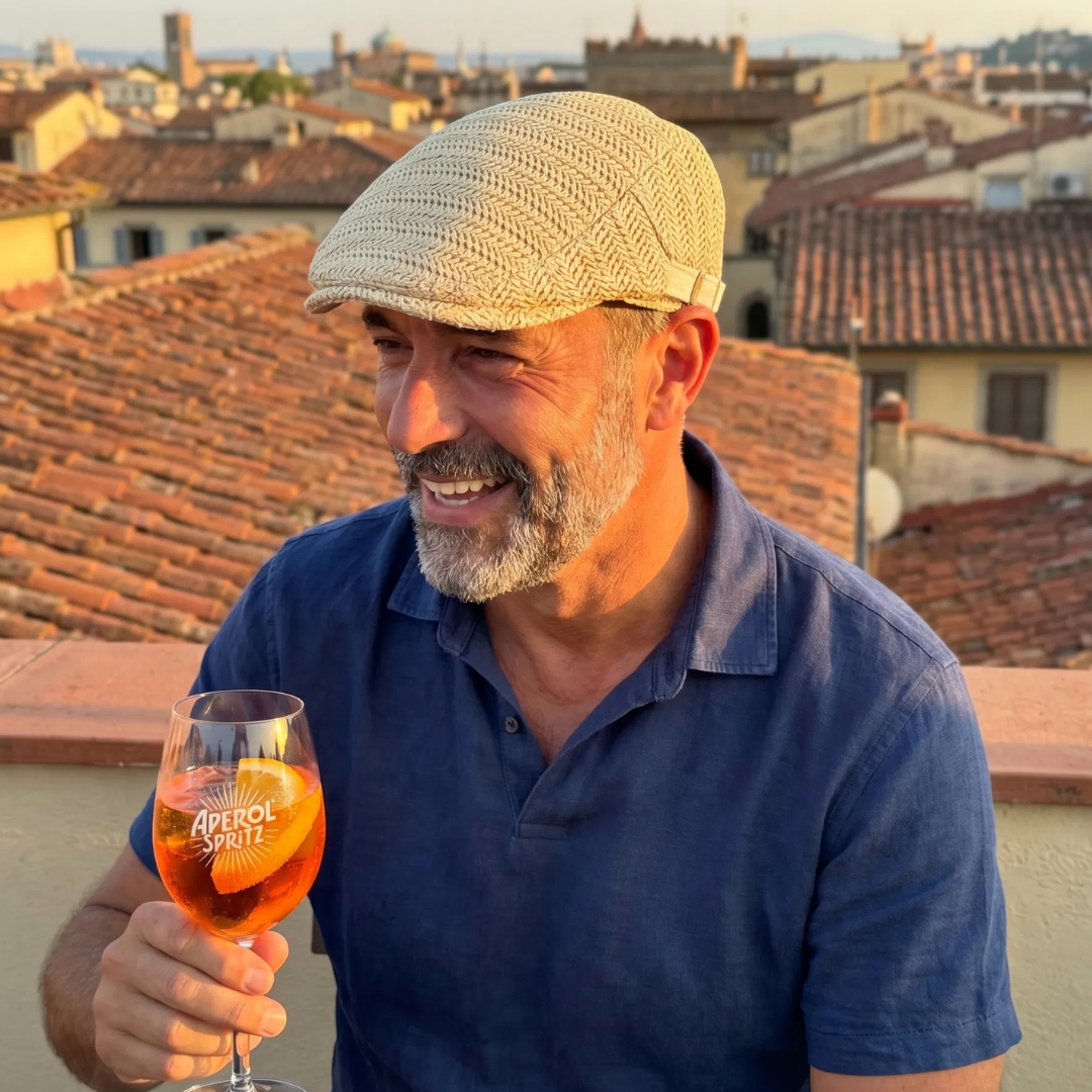 Salvador - Gorra tipo boina de verano en paja