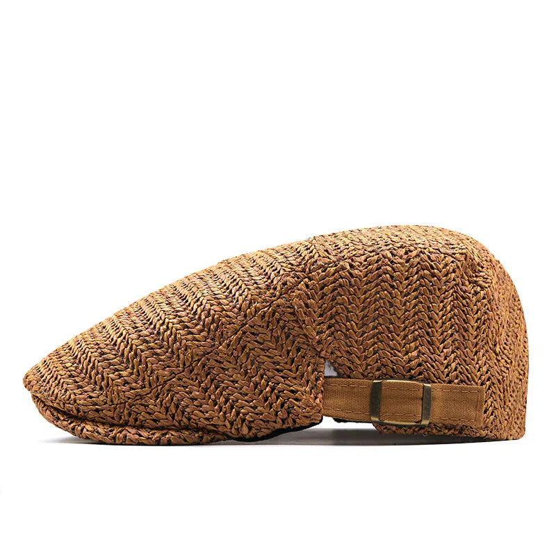 Salvador - Gorra tipo boina de verano en paja