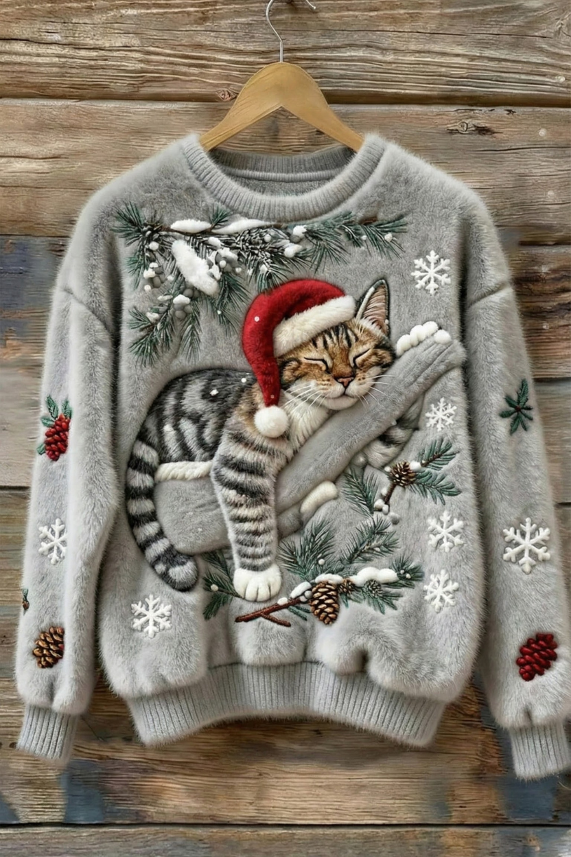 Suéter Navideño de Gatos™