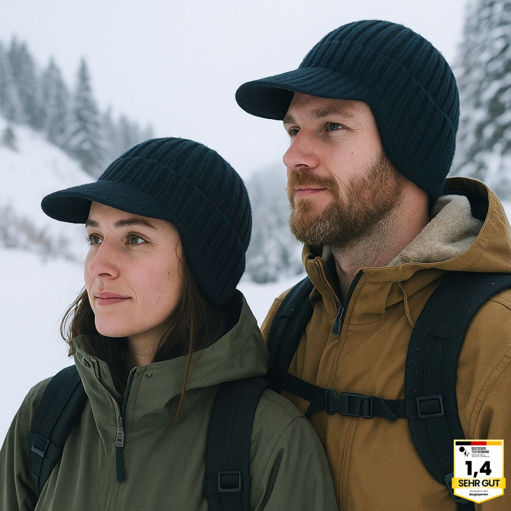 Loré – Gorro de invierno escandinavo con protección para las orejas (unisex, talla única)