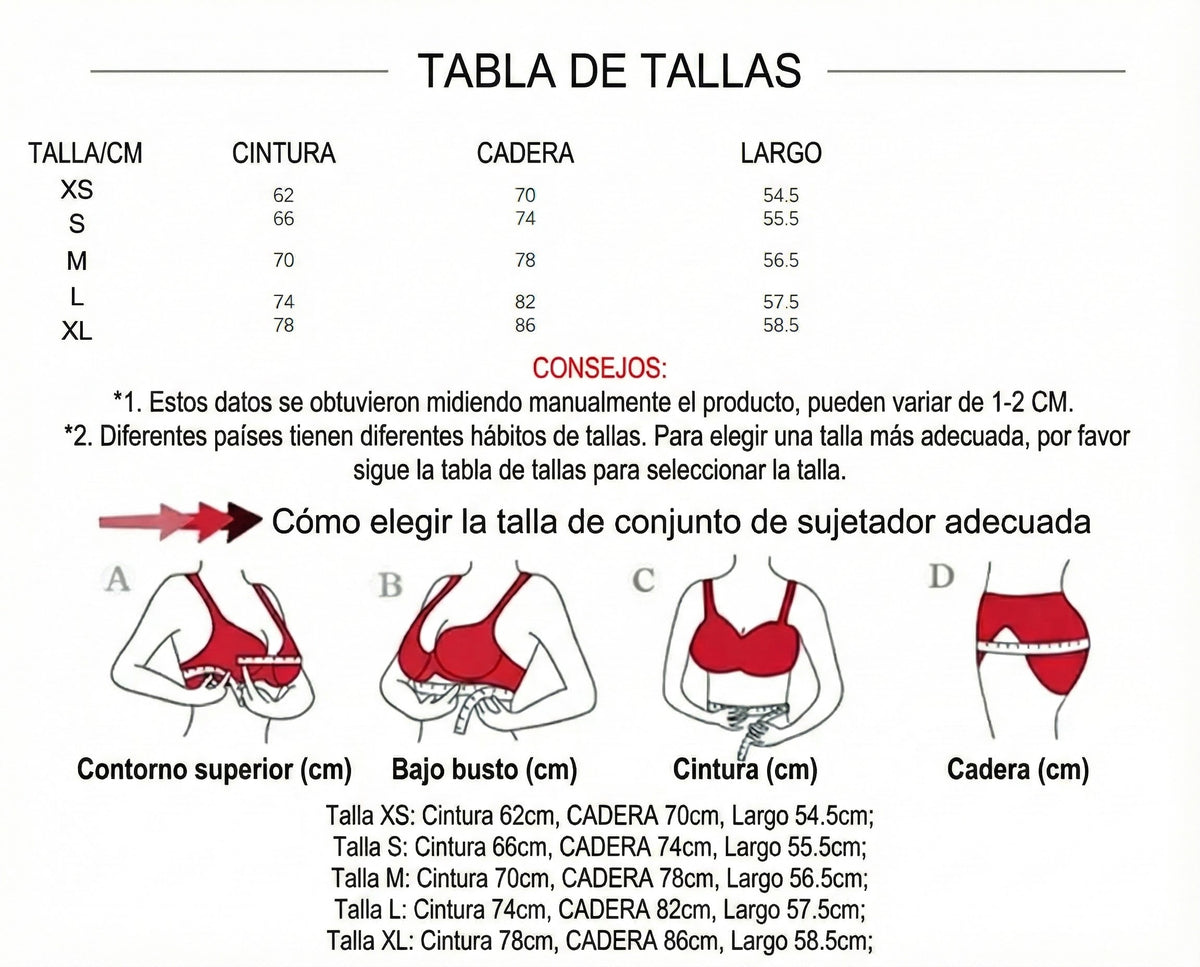 Tabla de tallas