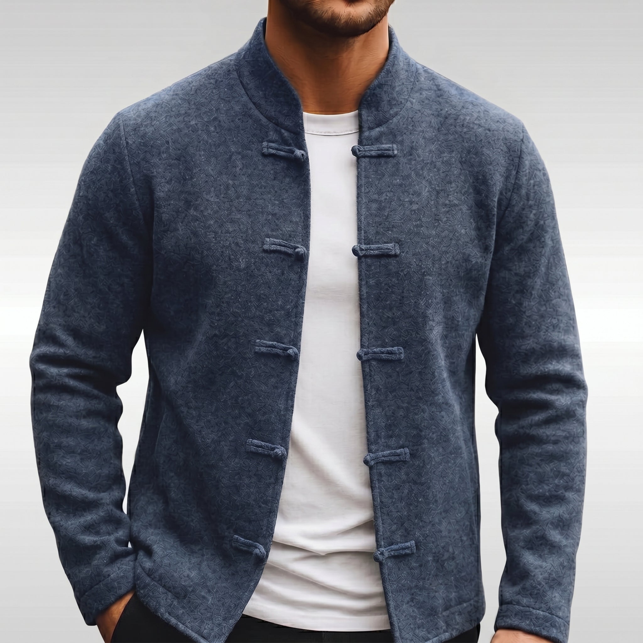Suéter para hombre de lana merina.