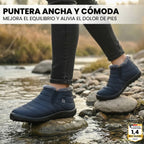 Comodidad para el pie: botas de invierno ergonómicas y antideslizantes.