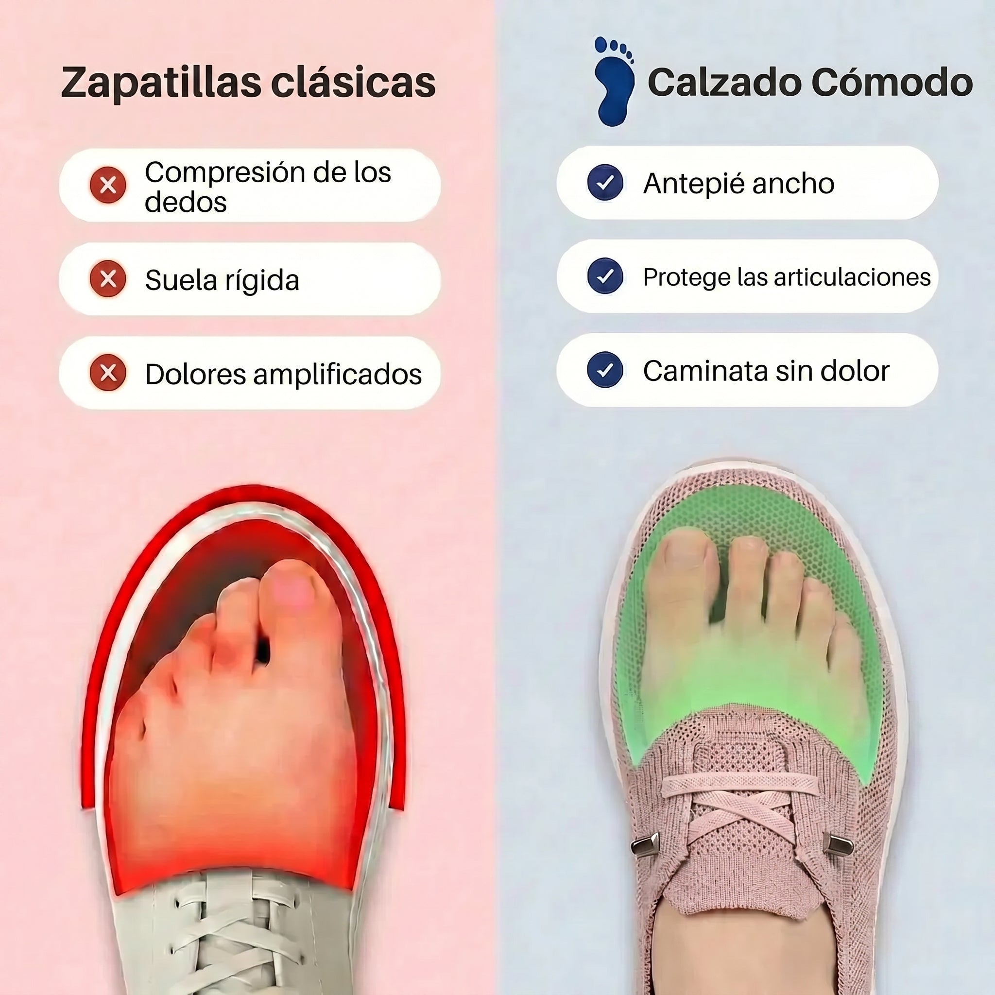 ErgoSport+™ - Tenis con comodidad ortopédica para mujer