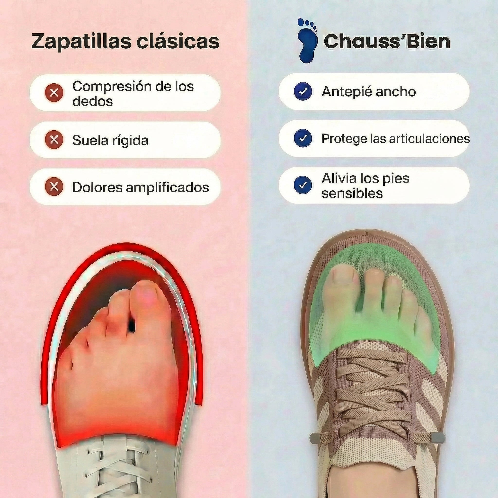 ErgoNova– Tenis ortopédicos cómodos para mujer