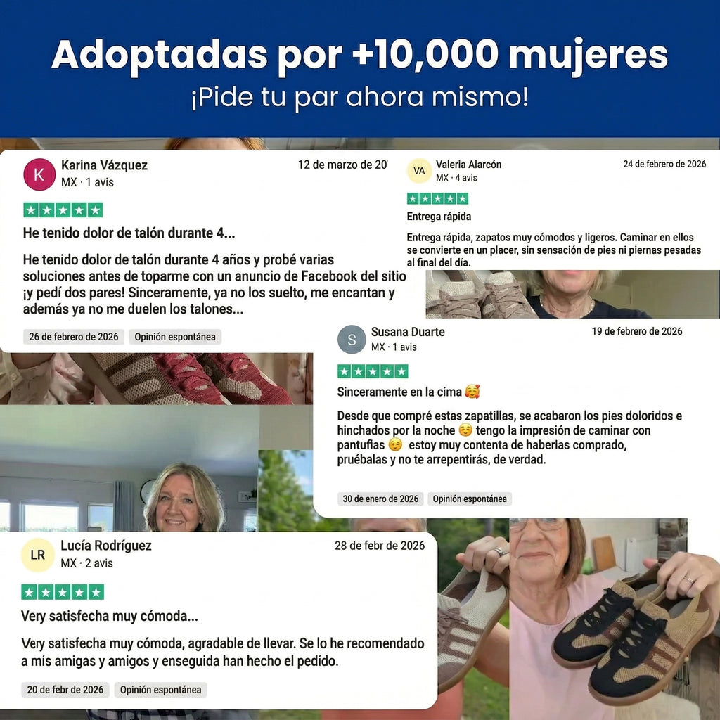 ErgoNova– Tenis ortopédicos cómodos para mujer