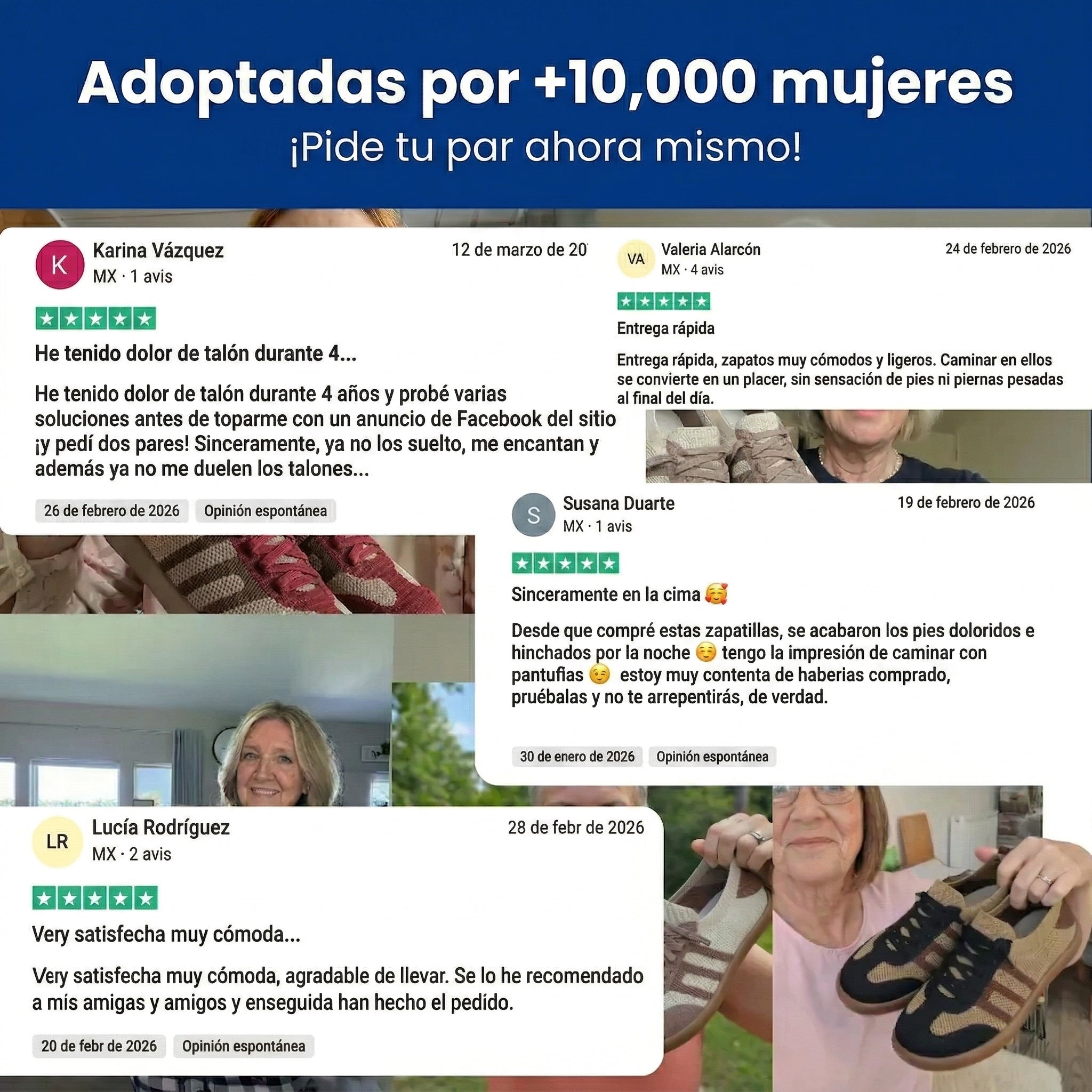 ErgoNova– Tenis ortopédicos cómodos para mujer