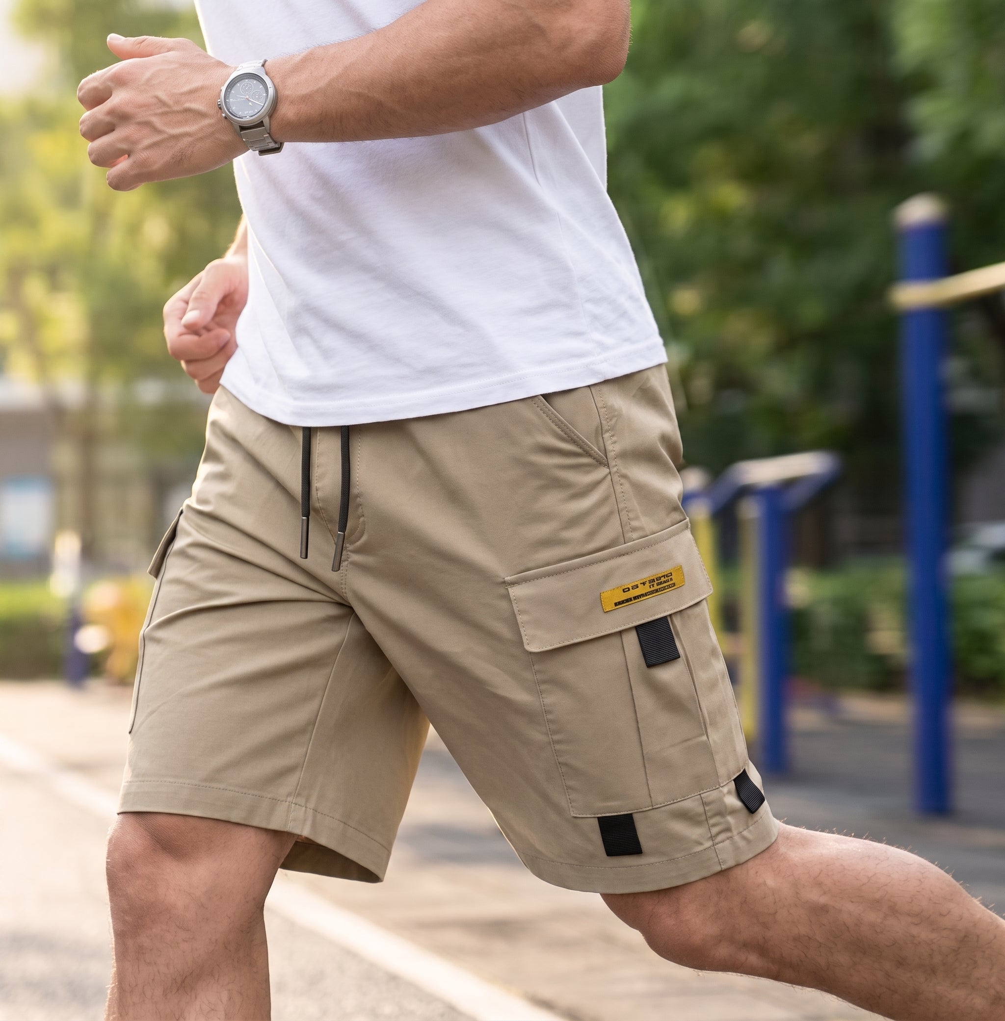 Cargo Shorts con Diseño Slim Fit y Máxima Capacidad de Almacenamiento