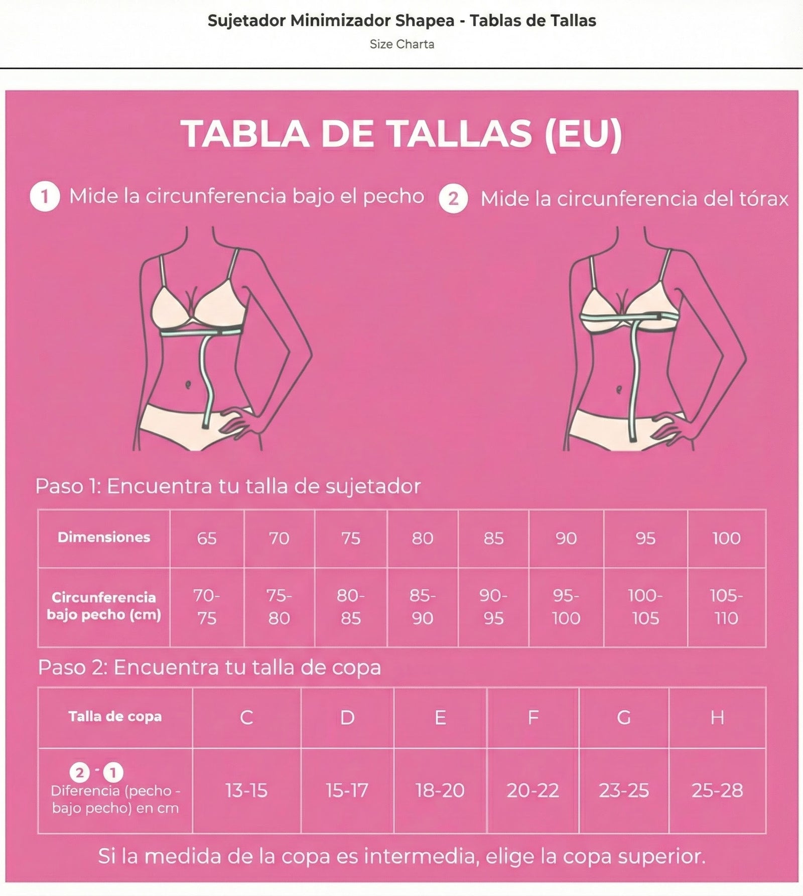 Guía de tallas