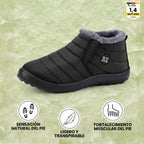 Comodidad para el pie: botas de invierno ergonómicas y antideslizantes.