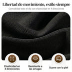 Conjunto para hombre: jersey con estampado gráfico y pantalones.