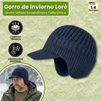 Loré – Gorro de invierno escandinavo con protección para las orejas (unisex, talla única)