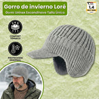 Loré – Gorro de invierno escandinavo con protección para las orejas (unisex, talla única)
