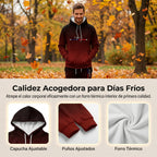 Conjunto deportivo degradado para hombre - sudadera con capucha y pantalón tipo jogger